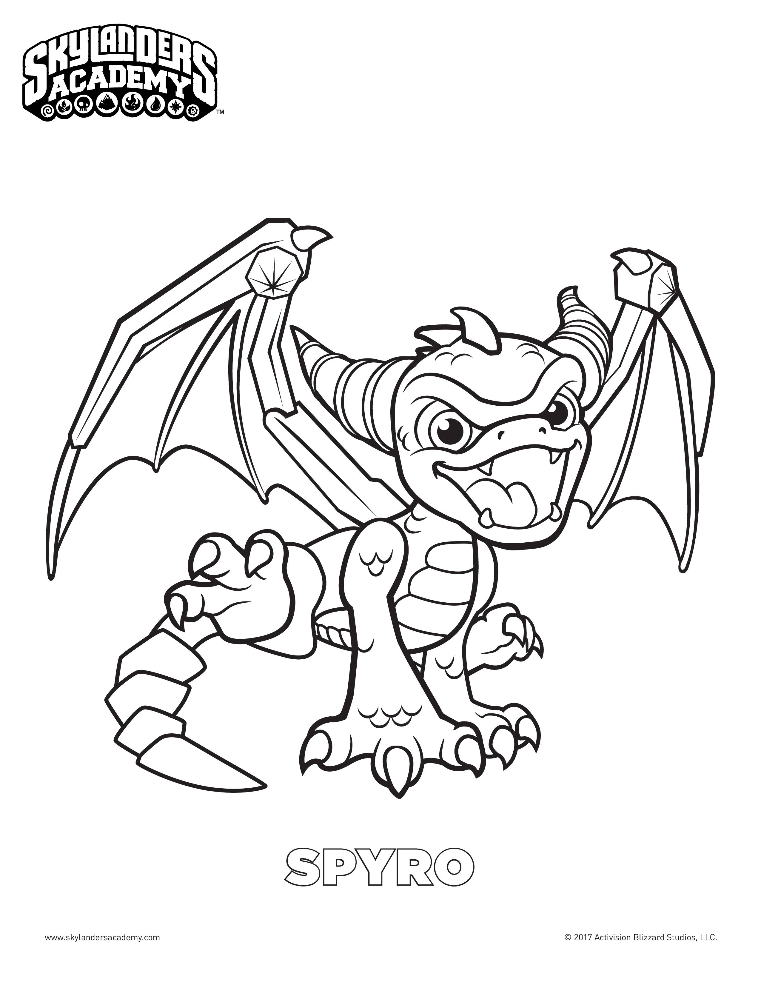 dark spyro the dragon coloring pages - photo #11