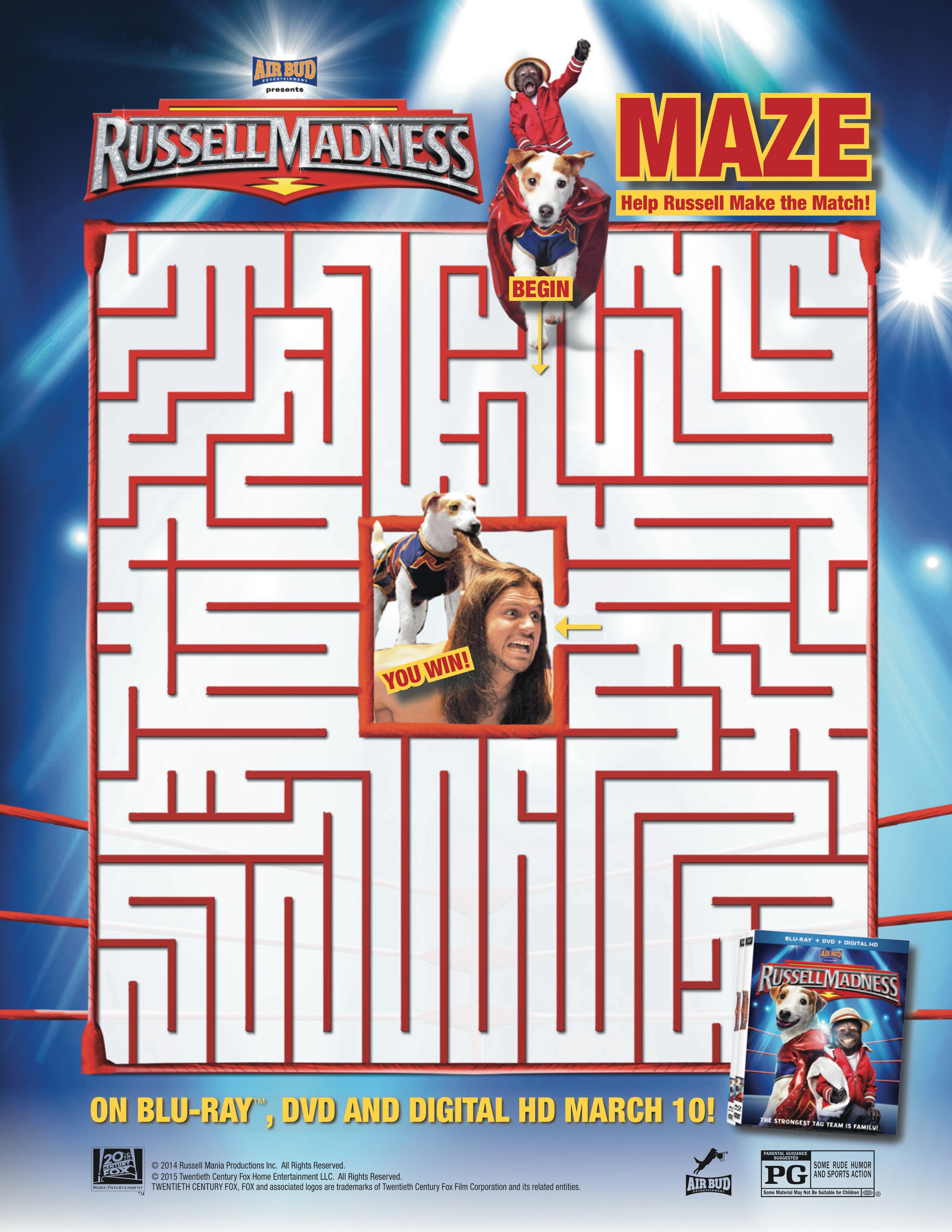 RUSSELL MADNESS Activity Sheets #RussellInsiders