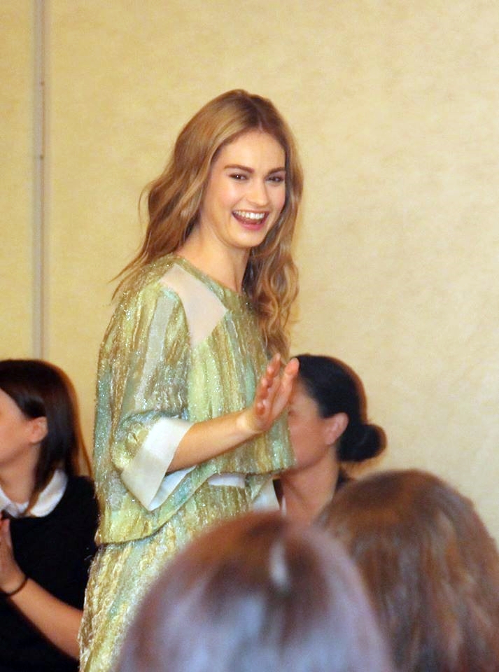 Interview: Lily James Talks the Dress, the Glass Slippers and Being  Cinderella #CinderellaEvent - FSM Media