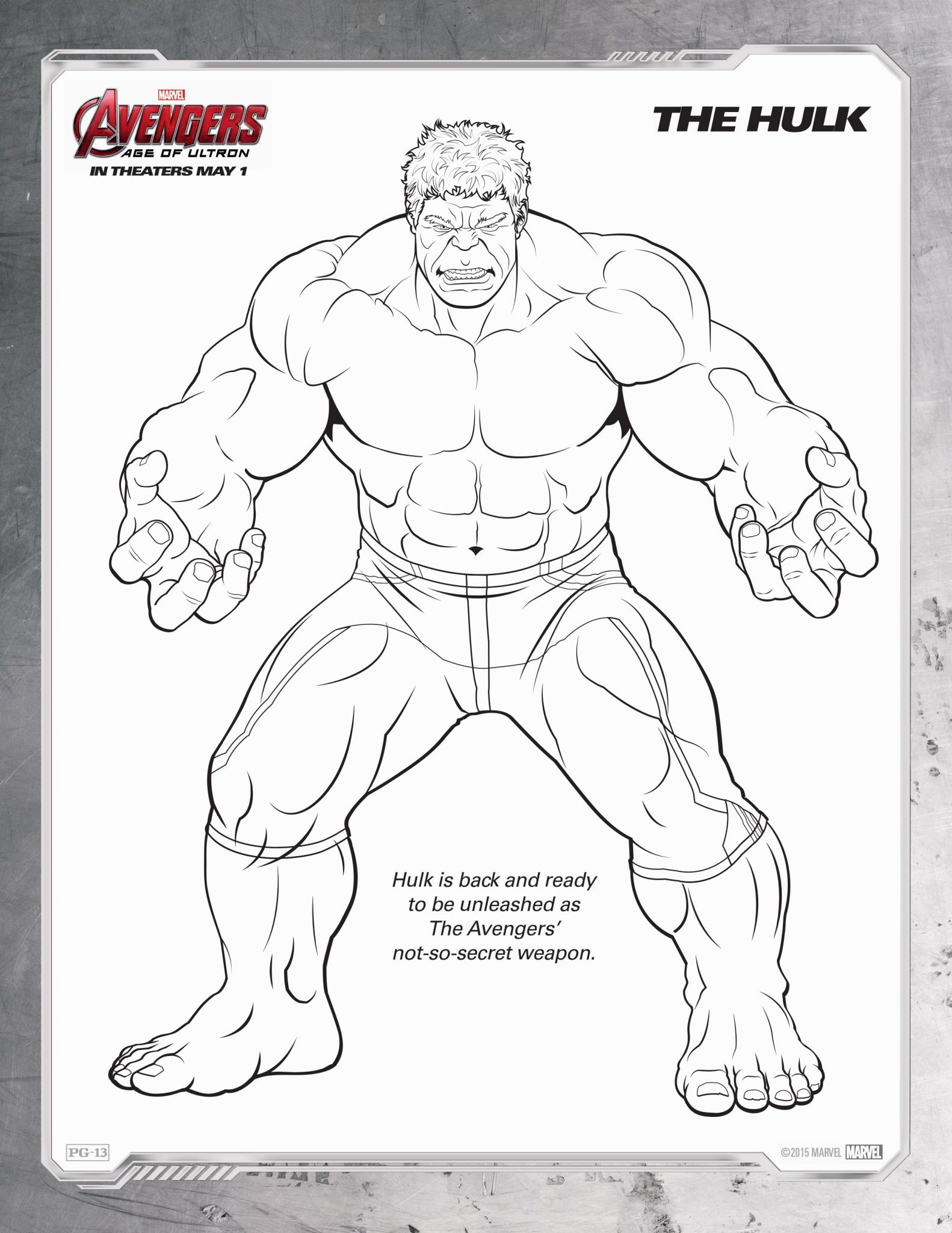 Avengers Age of Ultron Coloring Sheets Avengers AgeOfUltron ...