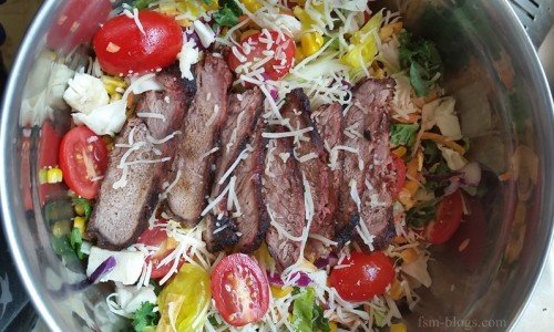 Grilled Steak and Corn Chipotle Salad Recipe #SaveAlotInsiders #SaveAlot  6