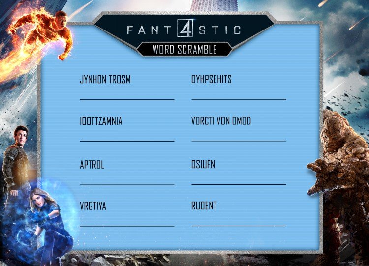 Giveaway! Win Fantastic Four on Blu-Ray #FantasticInsiders 4