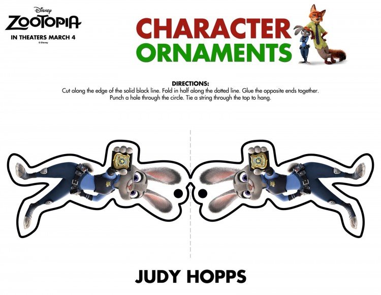 Zootopia Character Ornaments-0