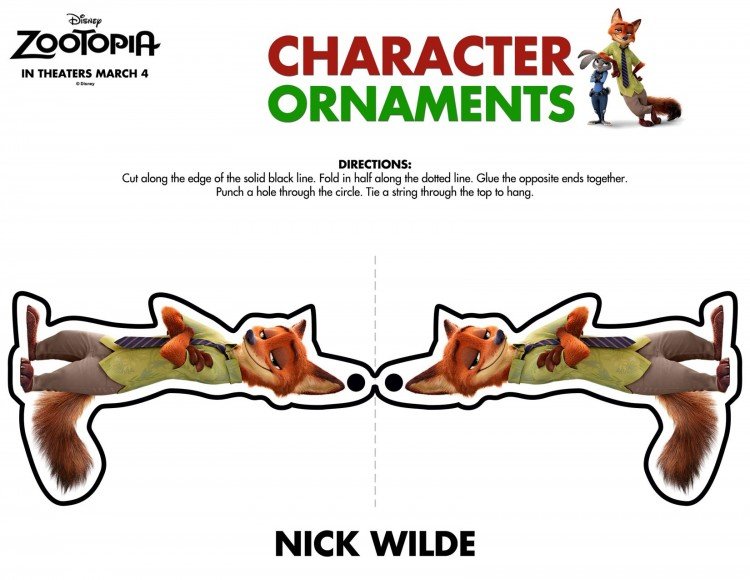 Zootopia Character Ornaments-1