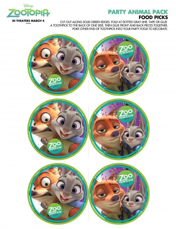 Zootopia Party Animal Pack-4