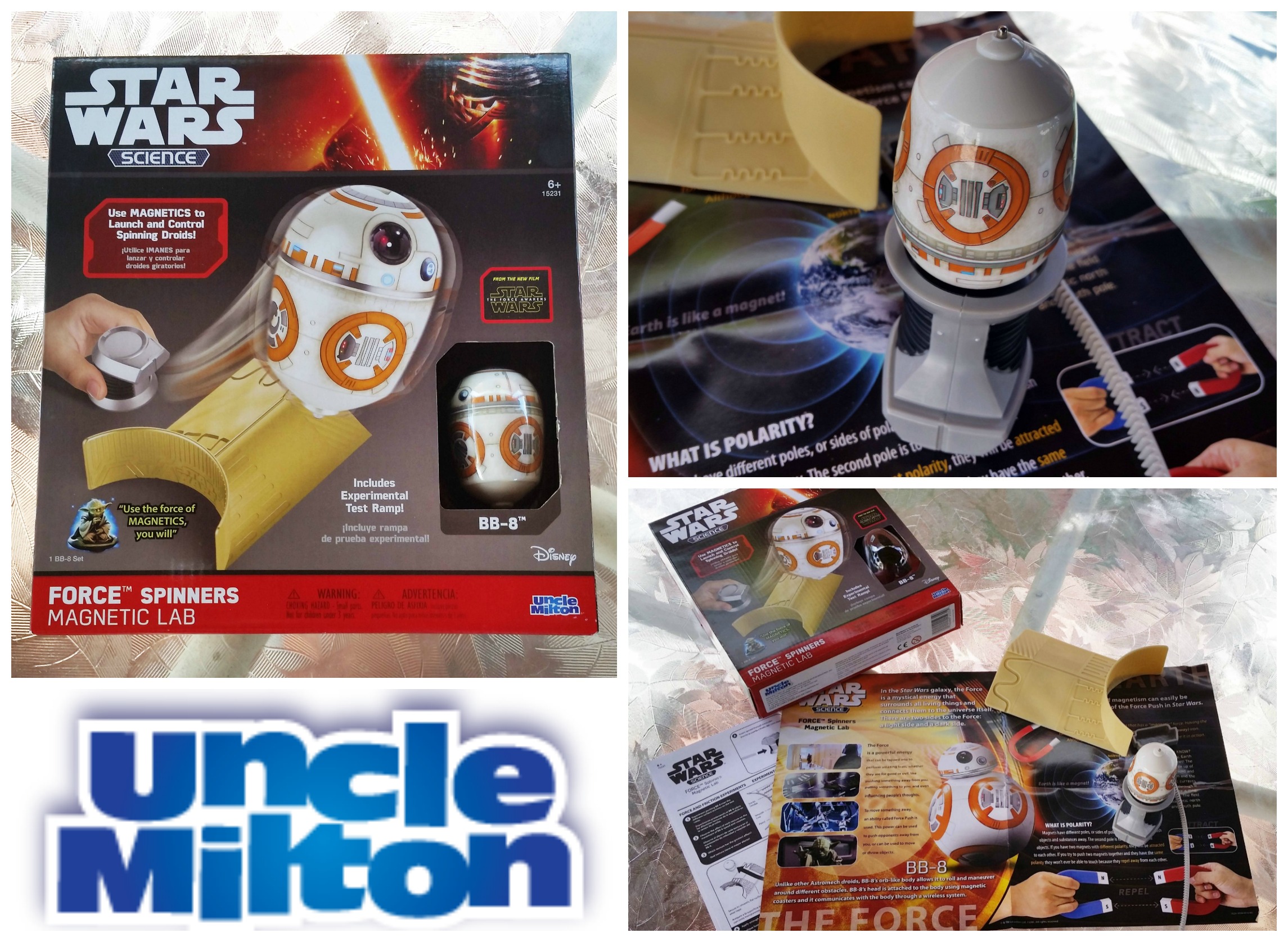 Star Wars BB-8 Force Spinners Magnetic Lab #Review 4