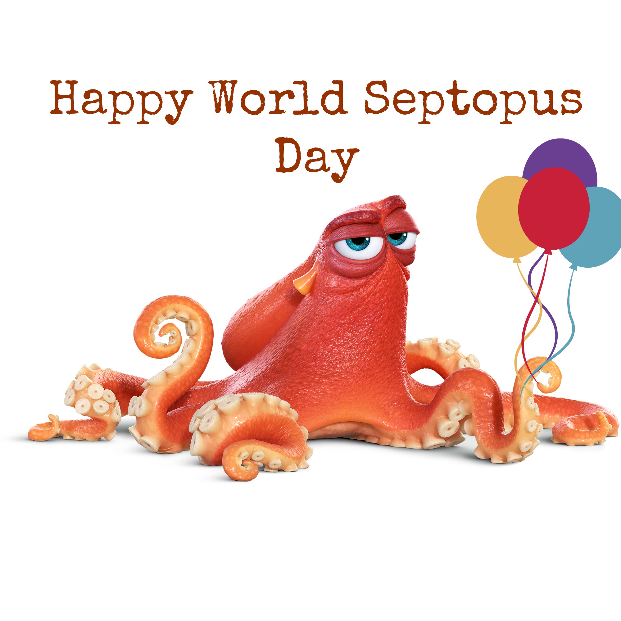Celebrate a New Holiday -- World Septopus Day – In Honor of Hank #WorldSeptopusDay 1