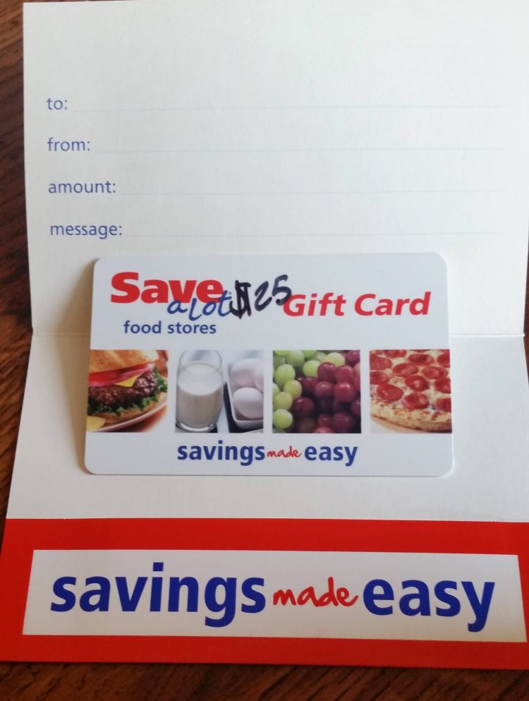 WIN A $25 SAVE-A-LOT GIFT CARD #Giveaway