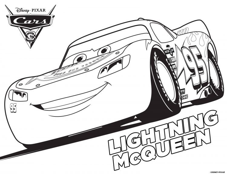 NEW CARS 3 Coloring Pages