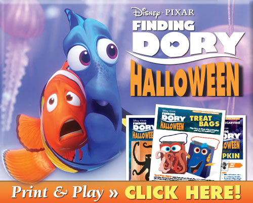 Download Finding Dory Halloween Activities 