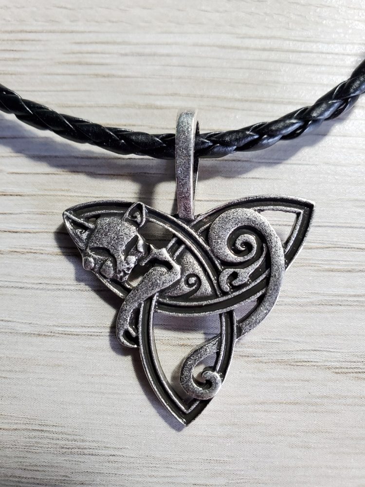 Meaningful Necklace Luck Charm Necklace Pendant Necklace Celtic Symbols of Luck Amulet Pendant Spiral Of Life,Triskle Pendant Necklace