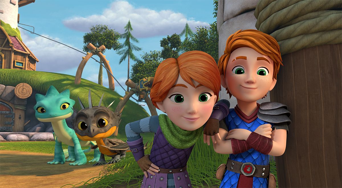  Dreamworks Dragons Rescue Riders, Summer and Leyla