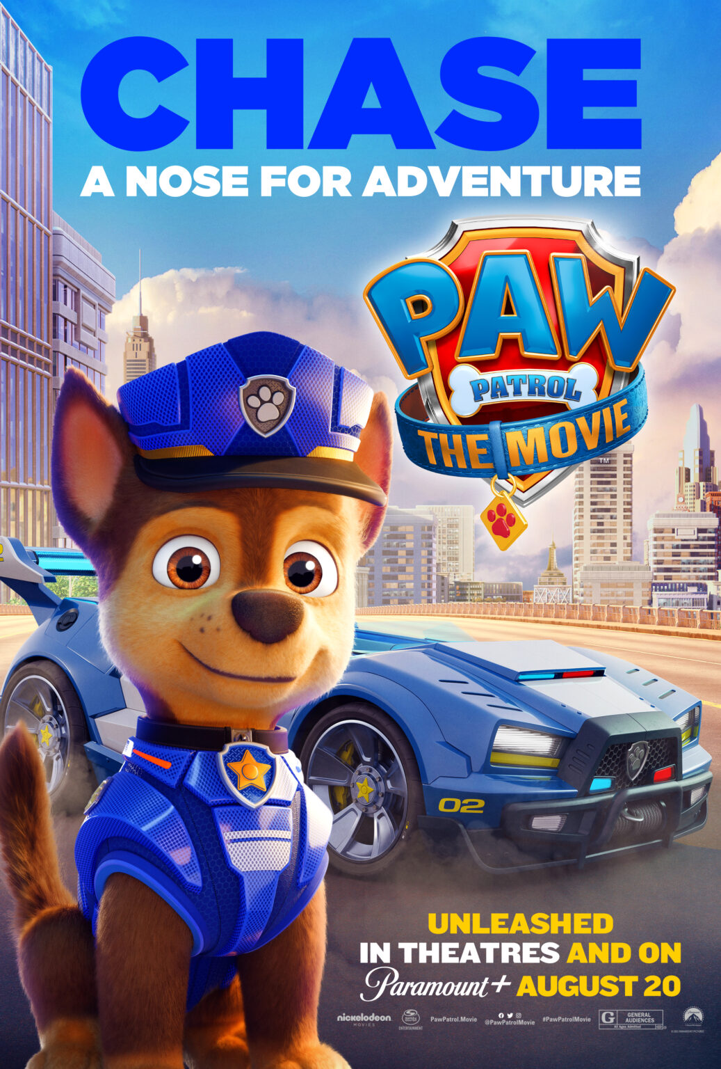 PAW Patrol The Movie New Character Posters and Cast Featurette FSM